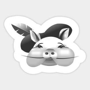 Pigstachio Sticker